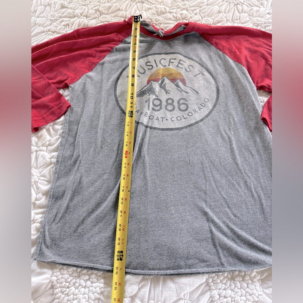 Oversized Musicfest Baseball TShirt - Picture 6 of 7